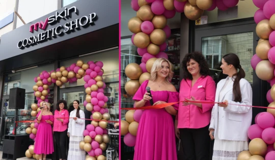 Как прошло открытие myskin & Cosmetic Shop в Бельцах