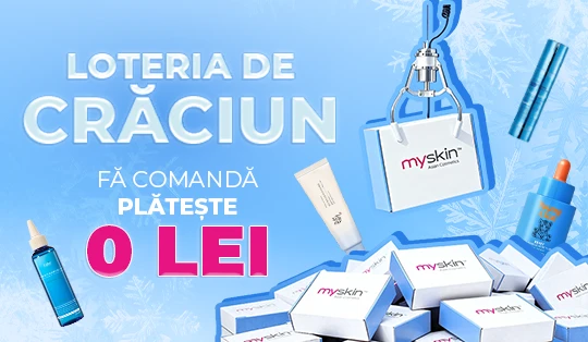 Loteria de Crăciun My Skin: fiecare a 50-a comandă GRATUITĂ
