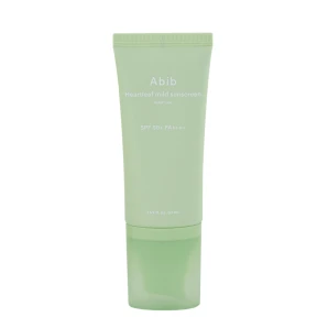 Abib Cremă cu protecție solară Heartleaf Mild Sunscreen Relief Tube SPF50+ PA++++, 50 ml