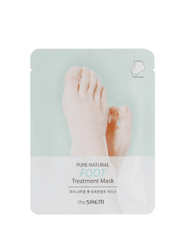 the SAEM Mască-ciorapi pentru picioare Pure Natural, 2x8 g