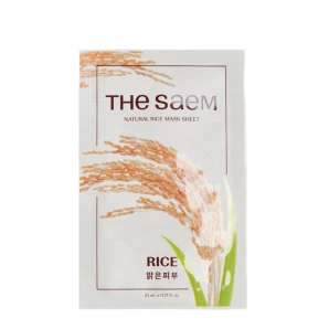 the SAEM Mască din țesătură pentru față Natural Rice, 1 buc