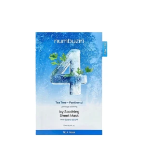 Numbuzin Mască din țesătură No.4 SOS Icy Soothing, 27 ml