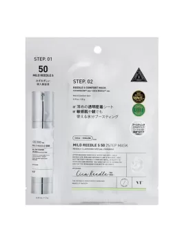 VT COSMETICS Mască bifazică pentru față Mild Reedle Shot 50 2 Step, 1 buc