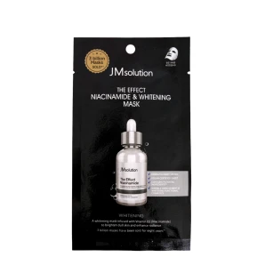 JMsolution Mască iluminatoare din țesătură the Effect Niacinamide and Whitening, 24 ml
