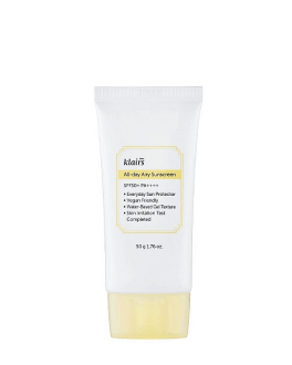 Dear, Klairs Cremă cu protecție solară All-Day Airy SPF 50+ PA++++, 50 g