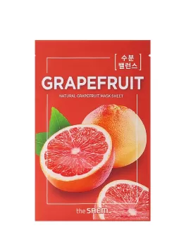 the SAEM Тонизирующая тканевая маска Natural Grapefruit, 1 шт