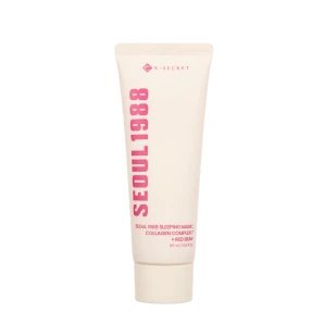 K-SECRET Ночная маска SEOUL 1988 Sleeping Mask: Collagen Complex 7 + Red Bean, 60 мл
