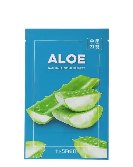 the SAEM Mască hidratantă din țesătură Natural Aloe, 1 buc