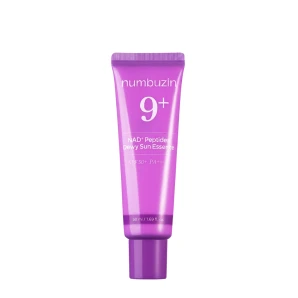 Numbuzin Esență cu protecție solară No.9 NAD Peptides Dewy, 50 ml