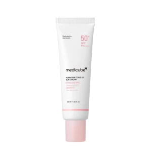 Medicube Cremă de protecție solară PDRN Pink Tone Up Sun Cream, 50 ml