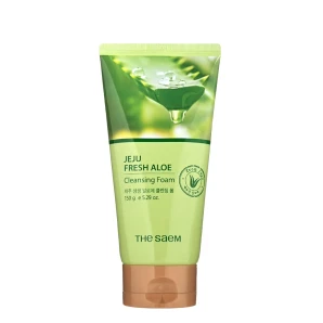 the SAEM Spumă de curățare pentru față Jeju Fresh Aloe, 150 ml