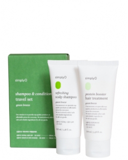simplyO Set de îngrijire pentru păr Refreshing Scalp Green Breeze, 2 buc