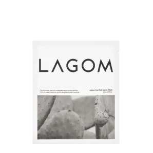 LAGOM Mască din țesătură Aqua Cactus Mask Pack, 1 buc