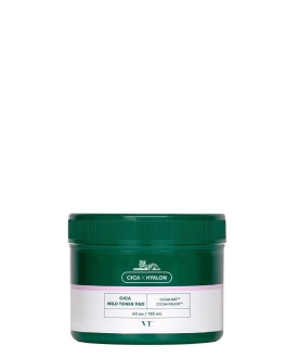 VT COSMETICS Discuri tonifiante Cica Mild, 60 buc