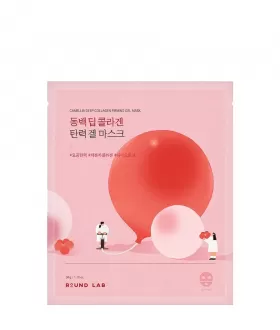 ROUND LAB Masca fortifiantă din hidrogel Camellia Deep Collagen, 1 buc