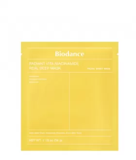 Biodance Mască de față din hidrogel Radiant Vita Niacinamide, 1 buc