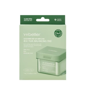 VV Better Set de discuri-toner pentru față Jeju Yuja Balancing Pad, 5 buc
