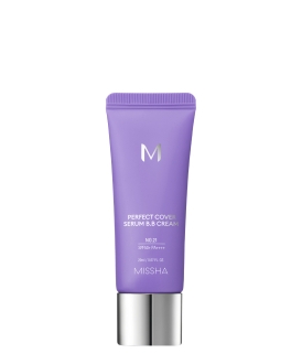 Missha Тональная сыворотка Perfect Cover Serum BB Cream, 20 мл