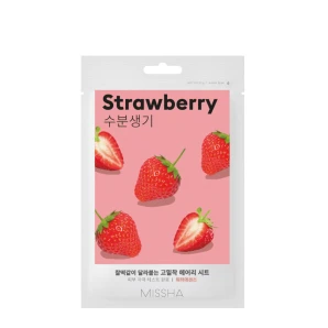 Missha Mască hidratantă din țesătură Airy Fit Strawberry, 1 buc