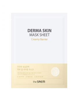 the SAEM Mască pentru față Derma Skin Mask Sheet Creamy Barrier, 1 buc