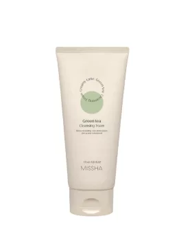 Missha Spumă de curățare facială Creamy Latte Green Tea, 172 ml