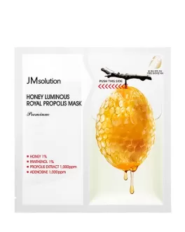 JMsolution Mască premium revitalizantă din țesătură Royal Propolis, 1 buc