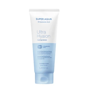 Missha Spumă de curățare hidratantă pentru față Super Aqua Ultra Hyalron