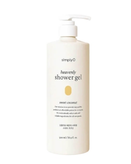 simplyO Gel de duș Heavenly Sweet Coconut, 500 ml
