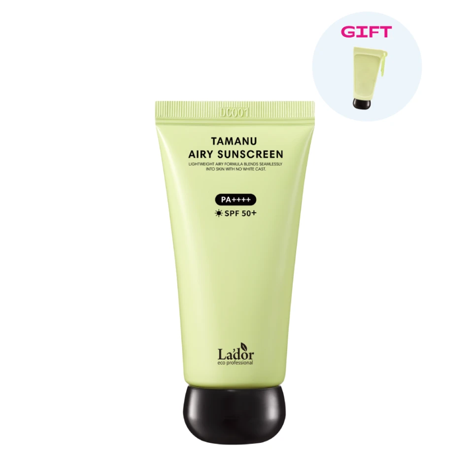 LADOR Cremă cu protecție solară Tamanu Airy Sunscreen SPF50+ PA++++, 50 ml