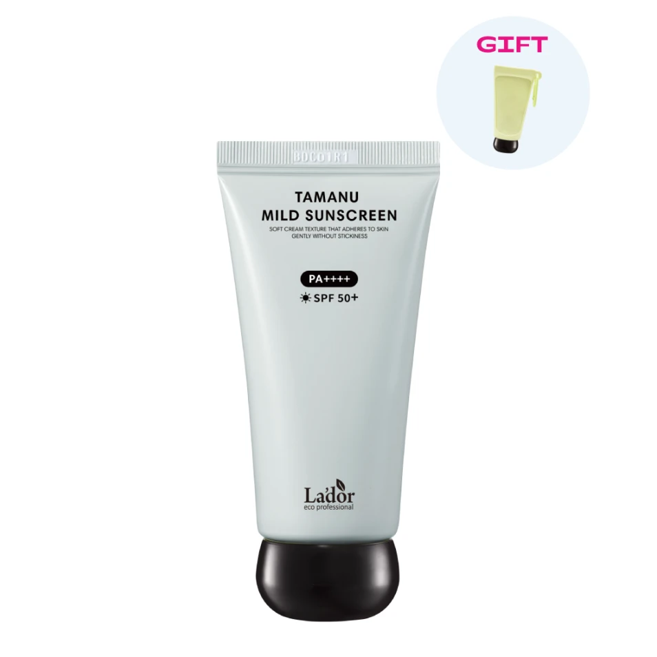 LADOR Cremă cu protecție solară Tamanu Mild Sunscreen SPF50+ PA++++, 50 ml