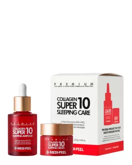 MEDIPEEL Set pentru față Collagen Super 10 Sleeping Care, 2 buc