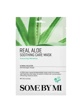 SOME BY MI Mască calmantă din țesătură Real Aloe Soothing, 1 buc