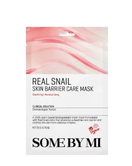 SOME BY MI Mască revitalizantă din țesătură Real Snail Skin Barrier, 1 buc