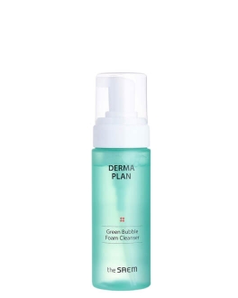 the SAEM Spumă de curățare pentru față Derma Plan Green Bubble, 150 ml