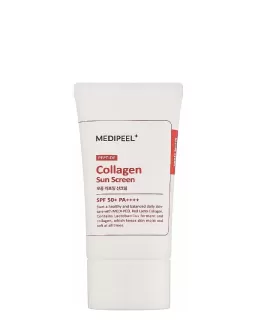 MEDIPEEL Cremă revitalizantă cu protecție solară Red Lacto Collagen Pore Lifting SPF50+ PA++++, 50 ml