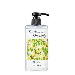 the SAEM Успокаивающий гель для душа Touch On Body Moringa, 300 мл
