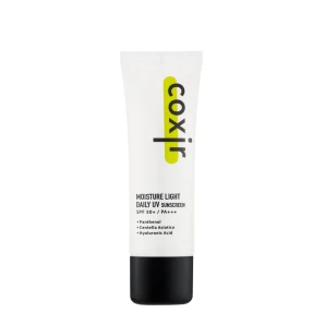 Coxir Cremă hidratantă cu protecție solară Moisture Light Daily UV SPF50+ PA+++, 50 ml