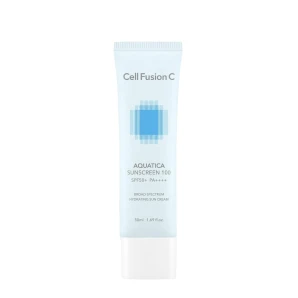 Cell Fusion C Cremă cu protecție solară Aquatica Sunscreen 100 SPF50+ PA++++, 50 ml