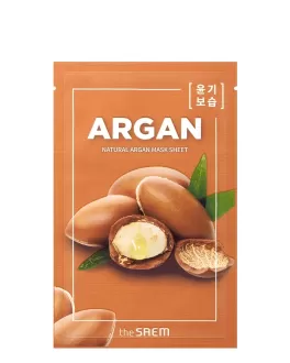 the SAEM Mască din țesătură pentru față Natural Argan, 1 buc