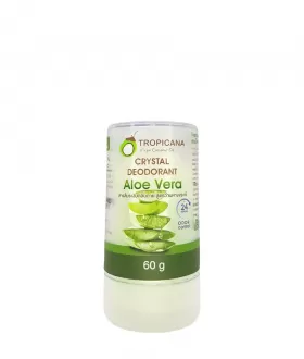 TROPICANA Deodorant mineral natural Crystal Deodorant Aloe Vera, 60 g