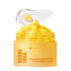 K-SECRET Капсульный крем SEOUL 1988 Capsule Cream Niacinamide 5% + Yuja, 50 мл