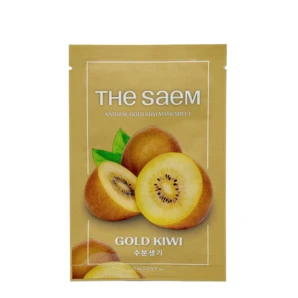 the SAEM Восстанавливающая тканевая маска для лица Natural Gold Kiwi, 1 шт
