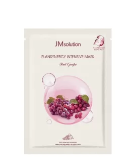 JMsolution Mască tonifiantă din țesătură Plansynergy Intensive Red Grape, 1 buc