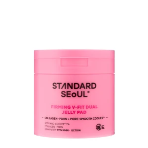 STANDARD SEOUL Discuri-toner cu efect de întărire și mască Firming V-Fit Dual Jelly Pad, 60 buc
