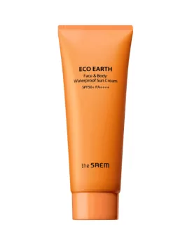 the SAEM Cremă de protecție solară pentru față și corp Eco Earth SPF50+ PA++++, 100 ml
