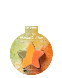 IM BOMB Гейзер для ванны Romantic Star Rosewood, 120 г