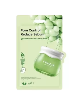 Frudia Успокаивающая маска для сужению пор Pore Control Green Grape, 1 шт