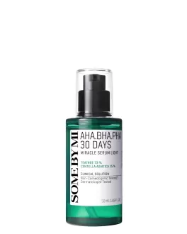 SOME BY MI Успокаивающая сыворотка с кислотами AHA BHA PHA 30 Days Miracle Light, 50 мл
