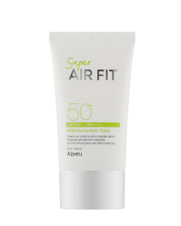 Apieu Cremă cu protecție solară Super Air Fit Mild Daily SPF50+ PA+++, 50 ml