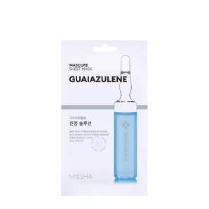 Missha Mască calmantă din țesătură Guaiazulene, 1 buc